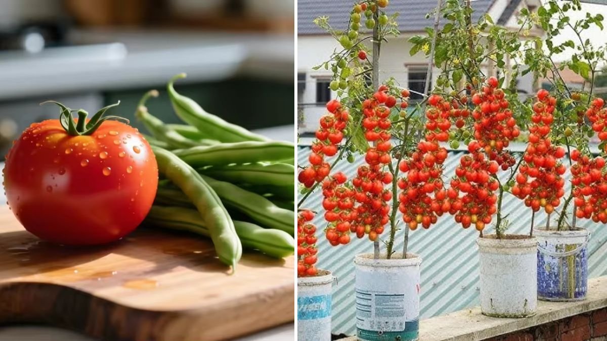 The Hidden Duo: How to Grow Tomatoes & Long Beans Together for Massive Harvests in Small Spaces!