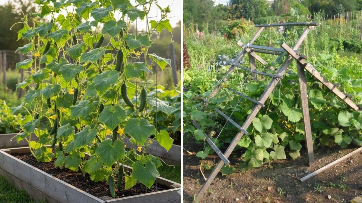 How to Create a Strong Garden Structure for Climbing Plants and Vegetables Step by Step