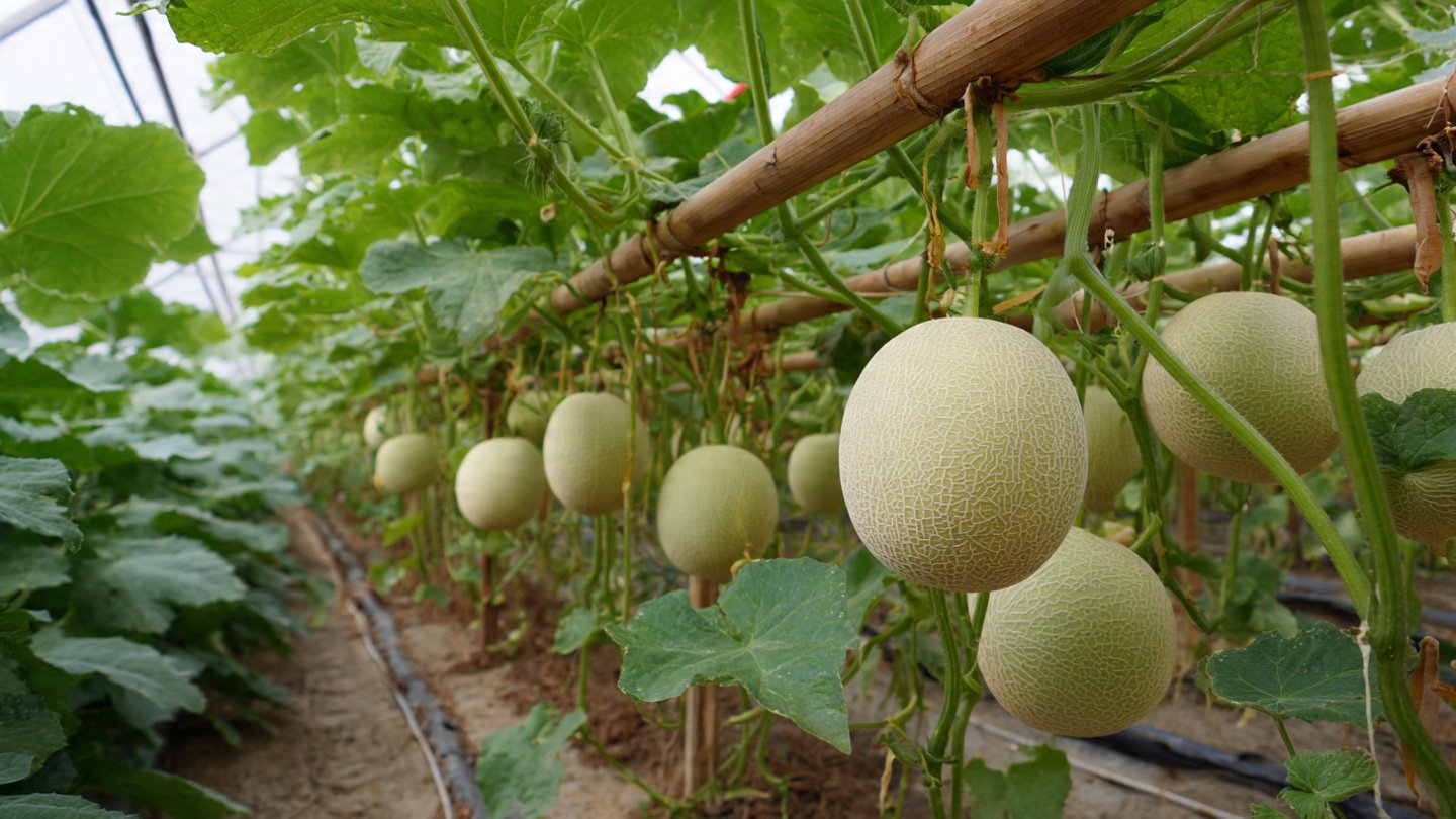 How to Maximize Your Harvest Using the Space-Saving Muskmelon Growing Method