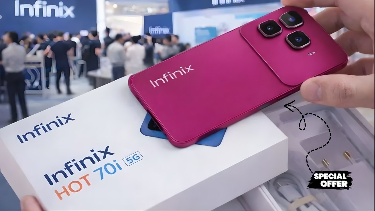 Infinix Hot 70 Pro Launched – 108MP AI Camera, 12GB RAM, 7000mAh Battery and 120Hz Display