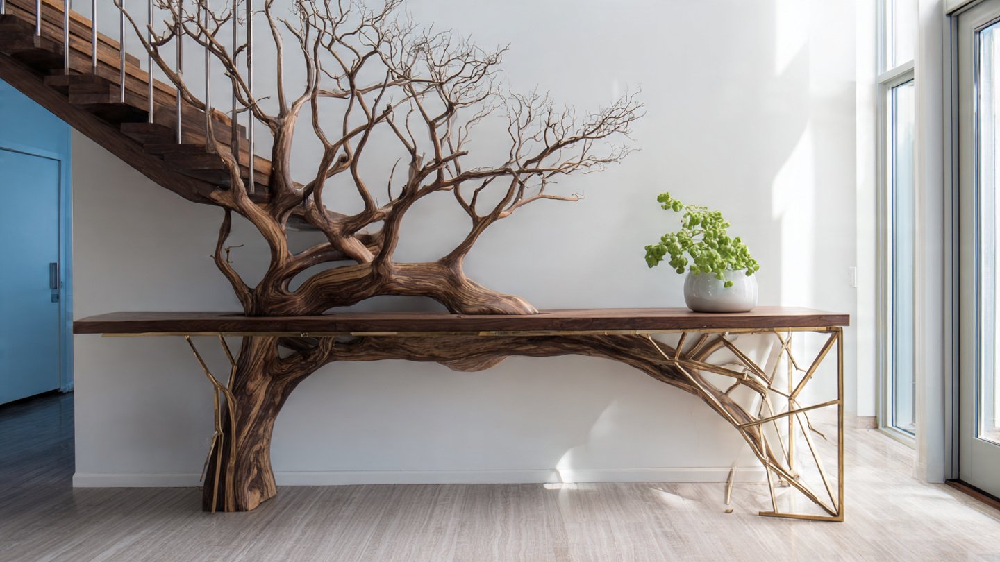 How Can You Transform a Modern Console with Just One Architectural Tree?